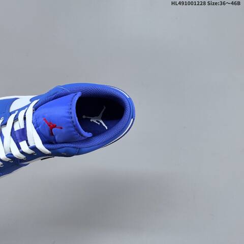 Jordan Air Jordan 1 Low Royal Blue White Red 36 46 Basketball - Unisex BS-67216