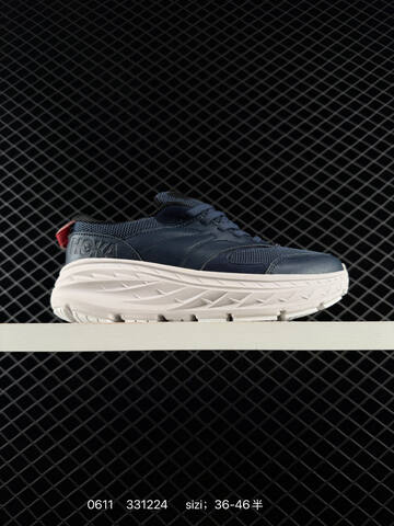 HOKA ONE ONE 1110538 Navy Blue White Red Black EU 36-46 Running Shoe Running Sneakers - Unisex (BS-86206)