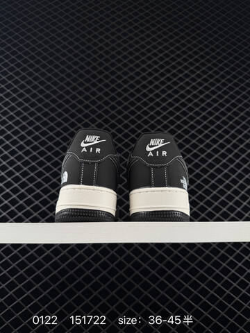 Nike Air Force 1 07 Black White EU 36-45 5 Casual - Unisex BS-73023