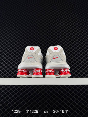 Nike Shox Ride 2 SP x Supreme White Red EU 36-46 Lifestyle - Unisex (BS-73408)