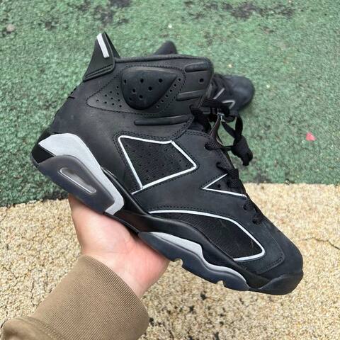 Jordan Air Jordan 6 Retro IR2266 010 Black Reflect Silver US 9 5 EUR 43 Basketball Shoe - Men's (BS-87304)
