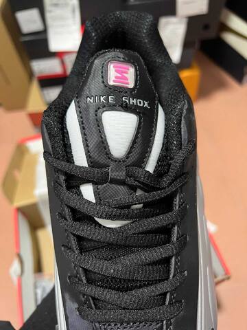 Nike Shox R4 Black Silver Pink Lifestyle (BS-87009)