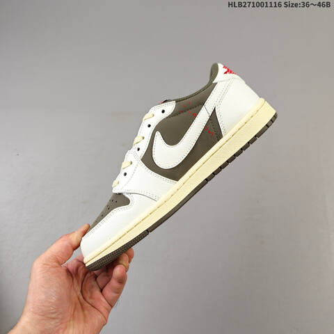 Nike Air Jordan 1 Low OG SP Olive Brown Cream EU 36-46 Casual - Unisex (BS-63624)