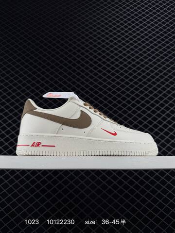 Nike Air Force 1 07 White Black Paisley 36-45 5 Lifestyle - Unisex (BS-74627)