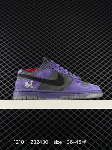 Nike SB Dunk Low Pro Purple Black EU 36-45 Skate - Unisex (BS-73779)