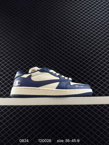 Jordan Air Jordan 1 Low Travis Scott Reverse Mocha Supreme Champion Custom Off White Brown Red Beige Blue EU 36-45 Sneaker - Unisex (BS-80846)