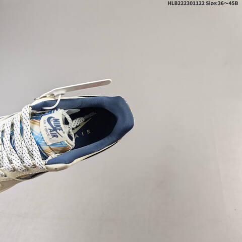 Nike Air Force 1 07 LV CW6871 77 Sail Navy Blue Gold White EU 36-45 Sneaker - Unisex BS-63267
