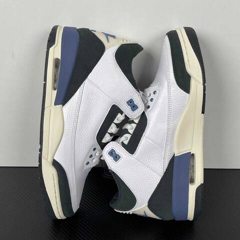 Jordan Air Jordan 3 Retro A Ma Maniere Diffused Blue HV8751-100 White Black Cream Blue Basketball Shoe BS-87347