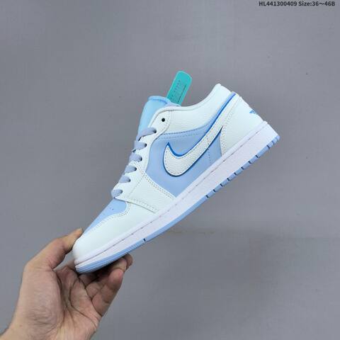 Air Jordan 1 Low Ice Blue AIR JORDAN 1 Aj1 Lifestyle (BS-66270)