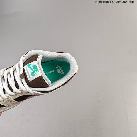 Nike SB Dunk Low Pro Grey Brown White Pink Mint EU 36-46 Skate Shoe - Unisex BS-63314