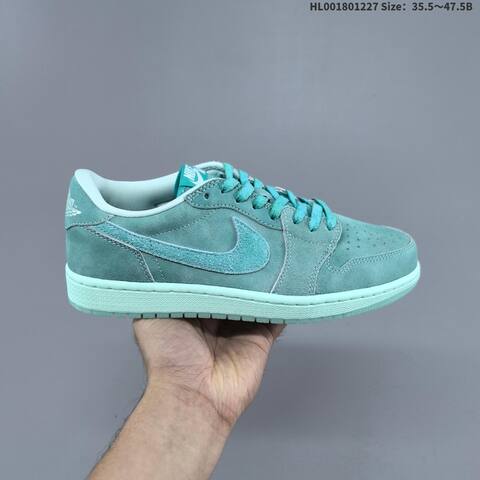 Nike Air Jordan 1 Low OG Washed Team Teal Blue-green 35 5 47 5 Casual - Unisex (BS-67244)