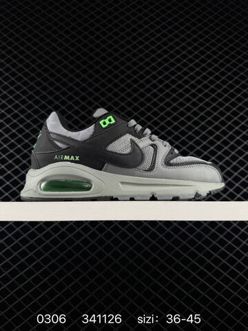 Nike Air Max Command Black White Gray 36-45 Running - Unisex (BS-72777)