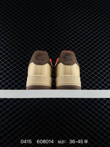 Nike Air Force 1 07 Low Beige Brown Red EU 36-45 Lifestyle - Unisex (BS-72098)