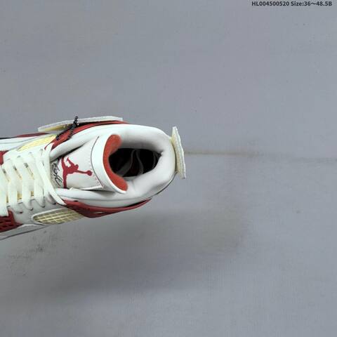 Jordan Air Jordan 4 Sail Cinnabar White Black 36-48 5 Basketball - Unisex (BS-65912)