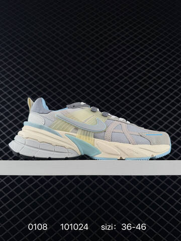 Nike V2K Run White Silver Cream Black EU 36-46 Running - Unisex (BS-73258)