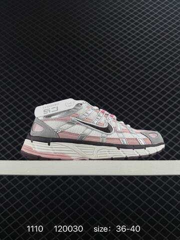 Nike P-6000 White Pink Silver Burgundy EU 36-40 Running - Unisex (BS-74265)