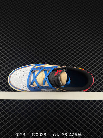 Jordan Air Jordan 1 Low Travis Scott Reverse Mocha White Blue Red Cream Yellow EU 36-47 5 Sneaker - Unisex BS-79747