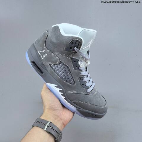 Jordan Air Jordan 5 Retro Wolf Grey EU 36-47 5 Basketball - Unisex (BS-66018)