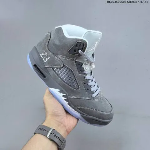 Jordan Air Jordan 5 Retro Wolf Grey EU 36-47 5 Basketball - Unisex BS-66018