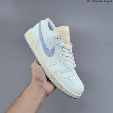 Jordan Air Jordan 1 Low SE White Lilac Cream EU 36-46 Lifestyle - Unisex (BS-67094)