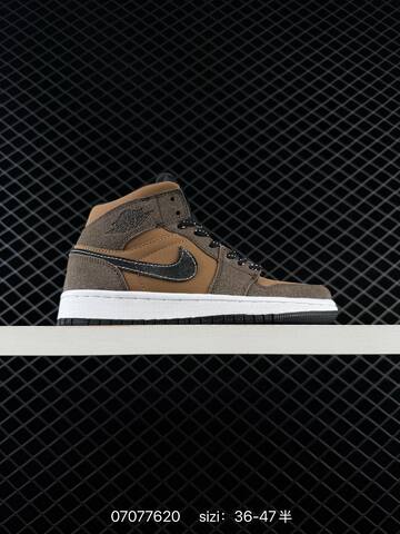 Air Jordan 1 Mid AIR JORDAN 1 Aj1 1 Swoos Lifestyle BS-79019