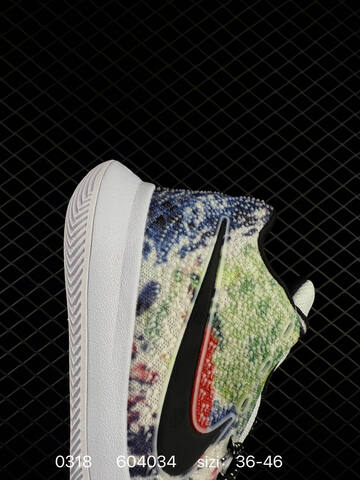 Nike Kyrie 3 White Black Multicolor With Orange Accent EU 36-46 Basketball - Unisex (BS-72609)