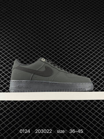 Nike Air Force 1 Low Black Charcoal EU 36-45 Casual - Unisex (BS-72977)