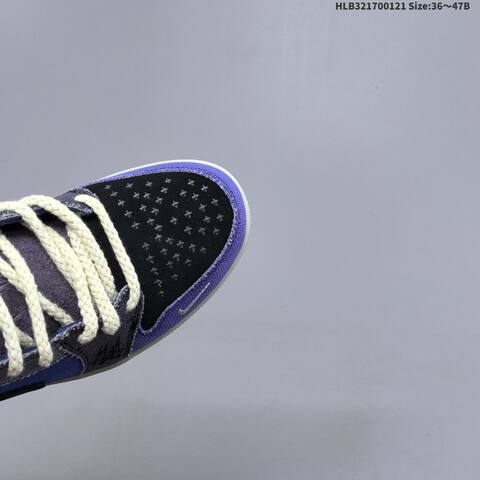 Jordan Air Jordan 1 Retro Low OG Purple Black Grey EU 36-47 Basketball - Unisex (BS-66892)