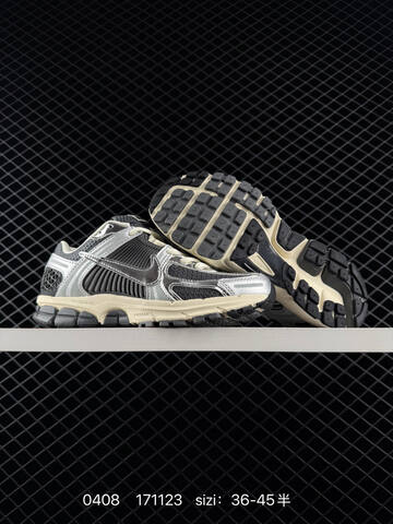Nike Zoom Vomero 5 Metallic Silver Black Beige EU 36-45 Running - Unisex (BS-72230)