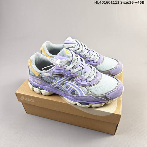 ASICS GEL-NYC White Silver Black EU 36-45 Running Shoe Running Sneakers - Unisex (BS-69315)
