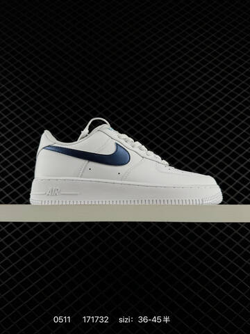 Nike Air Force 1 07 LV8 White Navy Blue Red EU 36-45 Lifestyle - Unisex (BS-71544)