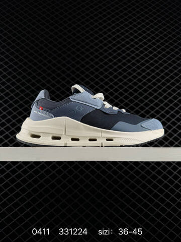 On Cloud Tec Navy Blue Cream EU 36-45 Running Shoe Running Sneakers - Unisex BS-85363