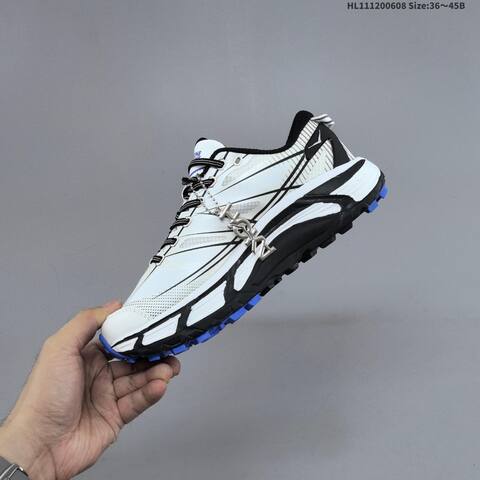HOKA ONE ONE Mafate Speed 2 White Black Blue EU 36-45 Trail Shoe Trail Running Sneakers - Unisex (BS-69335)