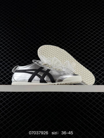 Onitsuka Tiger Mexico 66 Silver Black Cream EU 36-45 Sneaker Casual Sneakers - Unisex (BS-81793)