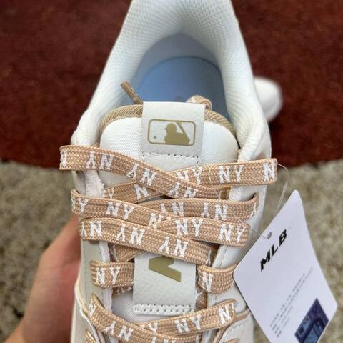 MLB CHUNKY LINER DENIM MONOGRAM BL 3ASXM046N White Beige EU 41 US M8 Sneaker Casual Sneakers - Men's (BS-86801)