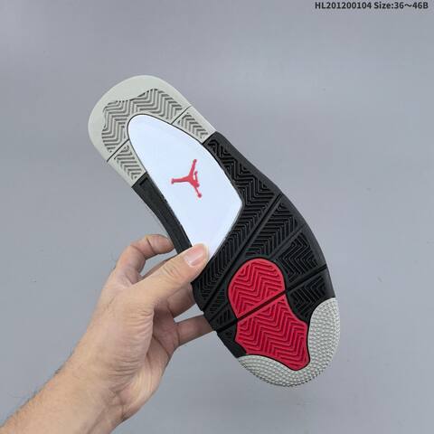 Jordan Air Jordan 4 RM White Cement 36 46 Basketball - Unisex (BS-67124)