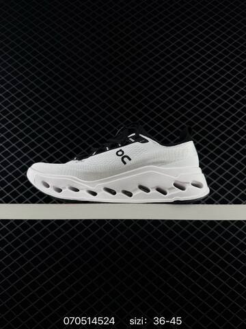 On Cloudsurfer Cloudtec Phase White Black EU 36-45 Running Shoe Running Sneakers - Unisex (BS-85074)