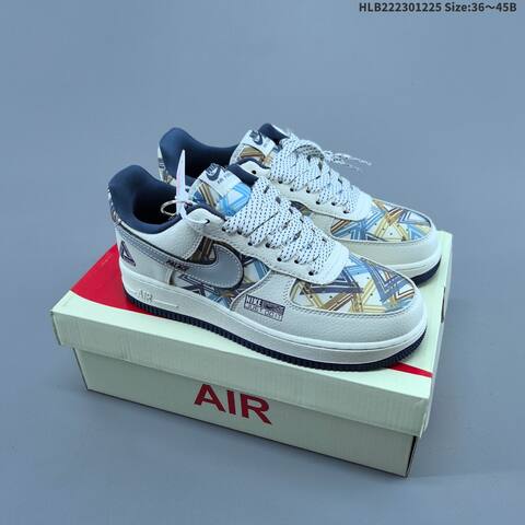 Nike Air Force 1 07 CW2288-111 Black White EU 36-45 Sneaker - Unisex BS-62459