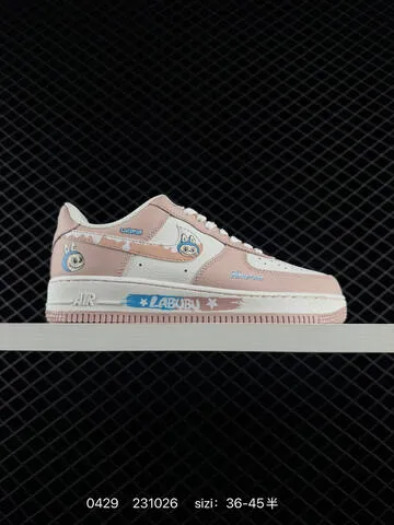 Nike Air Force 1 Low Multi-color Black White Pink White Light Blue White Navy White Labubu Custom EU 36-45 5 Lifestyle - Unisex BS-71779