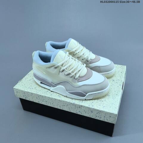 Jordan Air Jordan 4 RM SP White Gray Black 36 48 5 Lifestyle - Unisex (BS-66966)