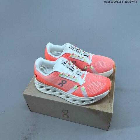 On Cloudeclipse Pink Orange Black EU 36-45 Running Shoe Running Sneakers - Unisex (BS-69548)