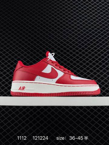 Nike Air Force 1 07 Red White EU 36-45 5 Lifestyle - Unisex (BS-74242)