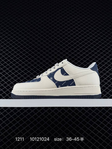 Nike Air Force 1 Low Cream Navy Red EU 36-45 Lifestyle - Unisex (BS-73764)