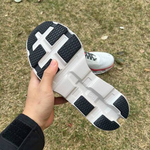 On Cloudmonster 2 3ME10122906 Ivory Silver Red Black US 8 EU 41 UK 7 5 JP 26 Running Shoe Running Sneakers - Men's (BS-86985)