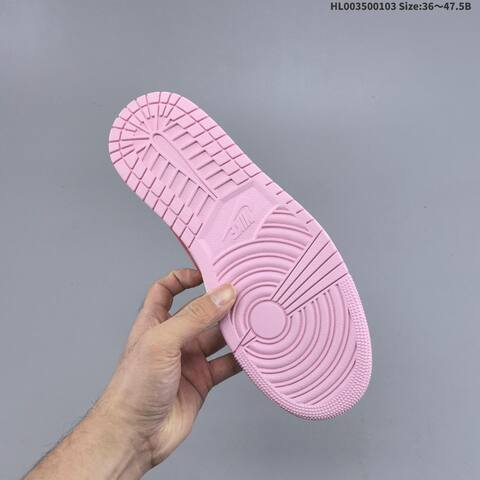 Nike Travis Scott x Air Jordan 1 Low Pink White Red 36 47 5 Lifestyle - Unisex (BS-67132)