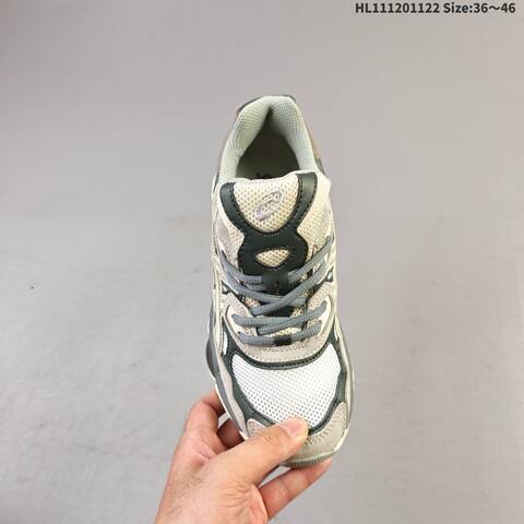 ASICS GEL-NYC Cream Dark Grey Sage Beige EU 36-46 Running Shoe Running Sneakers - Unisex (BS-69247)