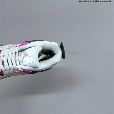 Jordan Air Jordan 4 Retro White Black Pink Multicolor 40 48 5 Basketball - Men's (BS-65792)