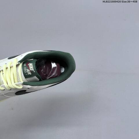 Nike Air Force 1 07 White Dark Green Cream Maroon Pink EU 36-45 Sneaker - Unisex (BS-60623)