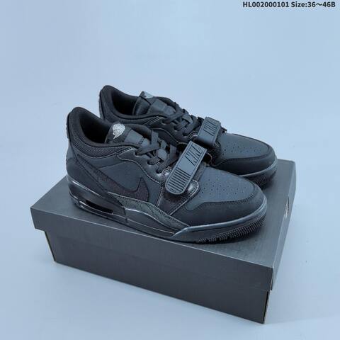 Jordan Legacy 312 Low Triple Black EU 36-46 Lifestyle - Unisex (BS-67147)