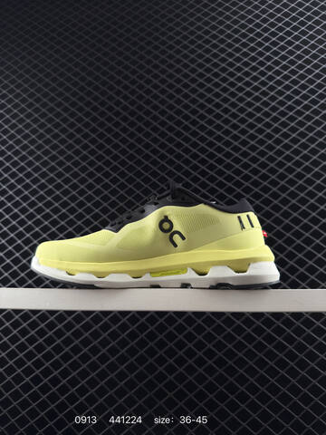 On Cloudzone Neon Yellow Black White EU 36-45 Running Shoe Running Sneakers - Unisex (BS-85497)